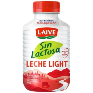 LECHE LAIVE SIN LACTOSA LIGHT BOT 390GR(1-24)