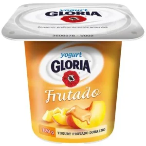 YOGURT GLORIA FRUTADO DURAZNO 120G(1-24)