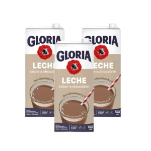 Leche UHT GLORIA Chocolate Caja 946ml x3u