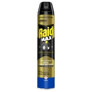 RAID MAX MATA CUCARACHAS Y CHIRIPAS 400ML