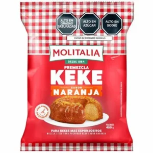 MOLITALIA PREMEZCLA  KEKE NARANJA 450GR