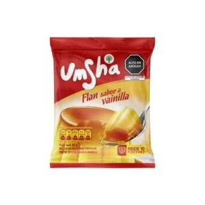 UMSHA FLAN DE VAINILLA 90G x 12U