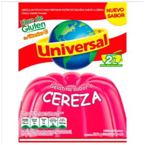 GELATINA UNIVERSAL CEREZA 130G(1-24)