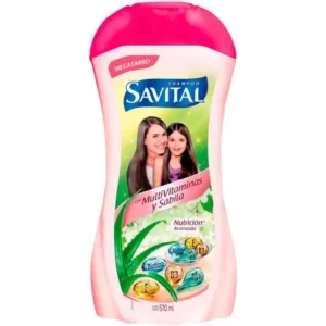 SHAMPOO SAVITAL CON MULTIVITAMINAS/SÁBILA 510ML