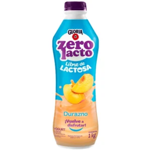 GLORIA YOG.ZEROLACTO/DURAZNO 1KG. x6UN.