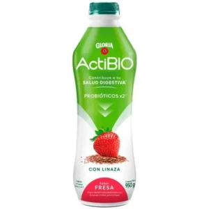 YOGURT GLORIA ACTIBIO FRESA LINAZA 950G (1-6)