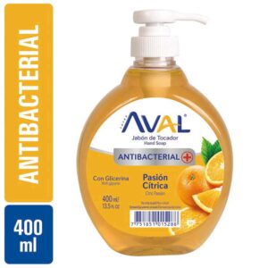 JAB.LIQ.AVAL PASIÓN CÍTRICA ANTIBAC.C/APL 400ML