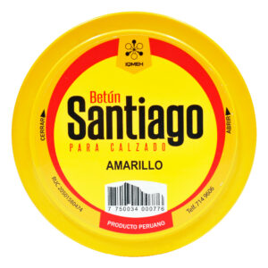 BETÚN SANTIAGO PASTA COLOR(AMARILLO) 12x90ML