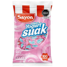CARAMELO SAYON YOGURT SUAK x100UN.