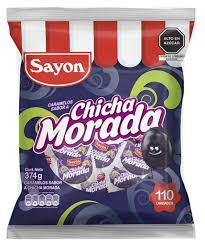 CARAMELOS SAYON CHICHA MORADA 110UN.