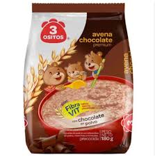 CHOCOLATE AVENA 3 OSITOS 12U x 180G