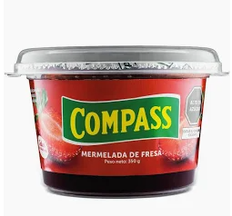 COMPASS MERMELADA FRESA POTE 350G x 12U