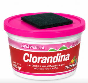 CLORANDINA LAVAVAJILLA PASTA TUTIFRUTI 400G(1-24)