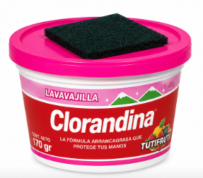 CLORANDINA LAVAVAJILLA TUTIFRUTI 170G(1-24)