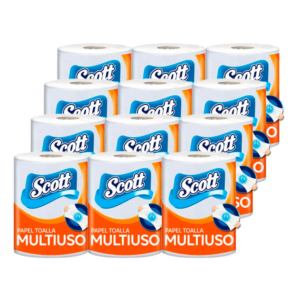 PAPEL TOALLA SCOTT MULTIUSO 12UN