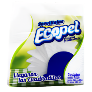 SERVILLETAS ECOPEL X 18UN