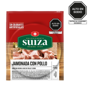 JAMONADA DE POLLO SUIZA PAQ 100 GR