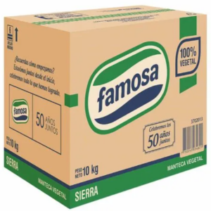 MANTECA FAMOSA X10KG