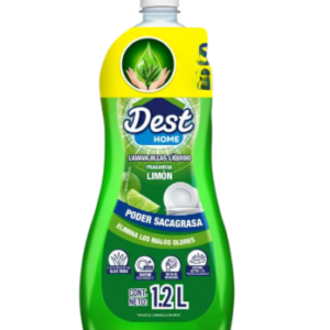 DEST LAVAVAJILLA LÍQUIDO LIMÓN 1.2L(1-12)