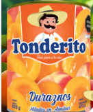 TONDERITO DURAZNOS EN MITADES 820G(1-12)