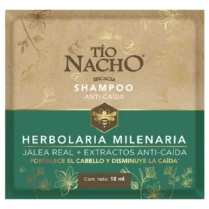 SHAMPOO TÍO NACHO ANTI-CAIDA TR 10U/18ML