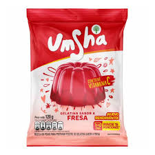 GELATINA UMSHA FRESA 120GR.x24UN.