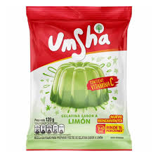 GELATINA UMSHA LIMÓN 120G.x12UN.