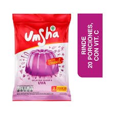 GELATINA UMSHA UVA 120G.x12UN.