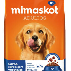 MIMASKOT AD CARNE/CEREAL/VEGETALES 15KG