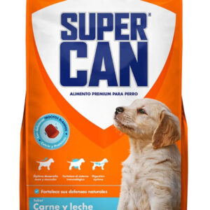 SUPERCAN CACH/SB CARNE/LECHE TD/RZ X15KG