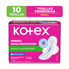 KOTEX  NORMAL EXTRA PROTECCIÓN 10UN(1-48)