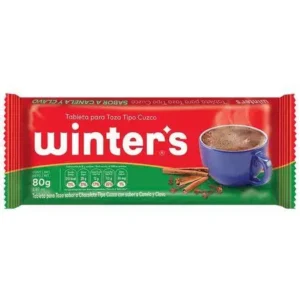WINTERS CHOCOLATE TAZA CANELA Y CLAVO 80G(1-12)