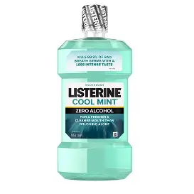 ENJUAGUE BUCAL LISTERINE COOL MINT ZERO ALCOHOL 500ML (1-12)