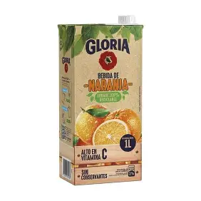 GLORIA BEBIDA DE NARANJA 1L x 12U