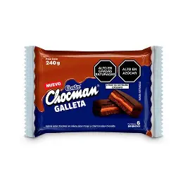 GALLETA RELLENA CHOCMAN PACK 6UX40GR