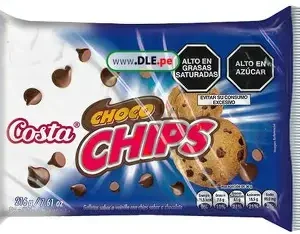 GALLETAS CHIPS CHOCOLATE PACK 6UX34GR de