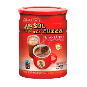 CHOCOLATE INSTANTÁNEO SOL DEL CUZCO POT. 220GR