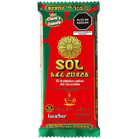 CHOCOLATE SOL DEL CUSCO CLAVO/CANELA SBR.90GX12U