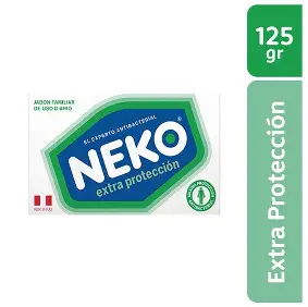 JAB.NEKO EXTRA PROTECCIÓN ANTIBACTERIAL 125G