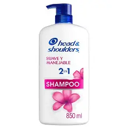 SHAMPOO H&S SUAVE/MANEJ. 2EN1 C/APL 850ml(1-9)