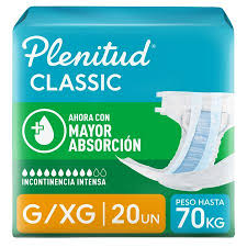 PLENITUD CLASSIC PAÑALES ADULTOS G/XG x 20UN(1-3)