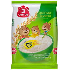 QUINUA AVENA 3 OSITOS 6UN x 900GR
