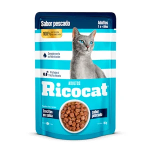 RICOCAT AD TROC SB PESCADO TD/RZ POUCH BL 85G