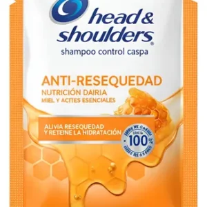 SHAMPOO H&S ANTI-RESEQUEDAD TR 12U/15ML(1-25)