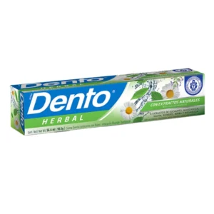 DENTO HERBAL CON EXTRACTO NATURALES 90G