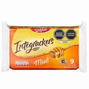GALLETAS INTEGRACKERS MIEL PACK 9UN.