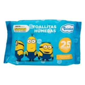 TOALLAS HUMEDAS MINIONS TUINIES 25UND