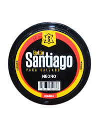 BETÚN SANTIAGO PASTA COLOR(NEGRO) 12x90ML