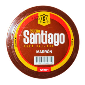 BETÚN SANTIAGO PASTA COLOR (MARRÓN) 12x90ML