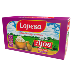 SALSA DE AJOS LOPESA 28GR(1-24)